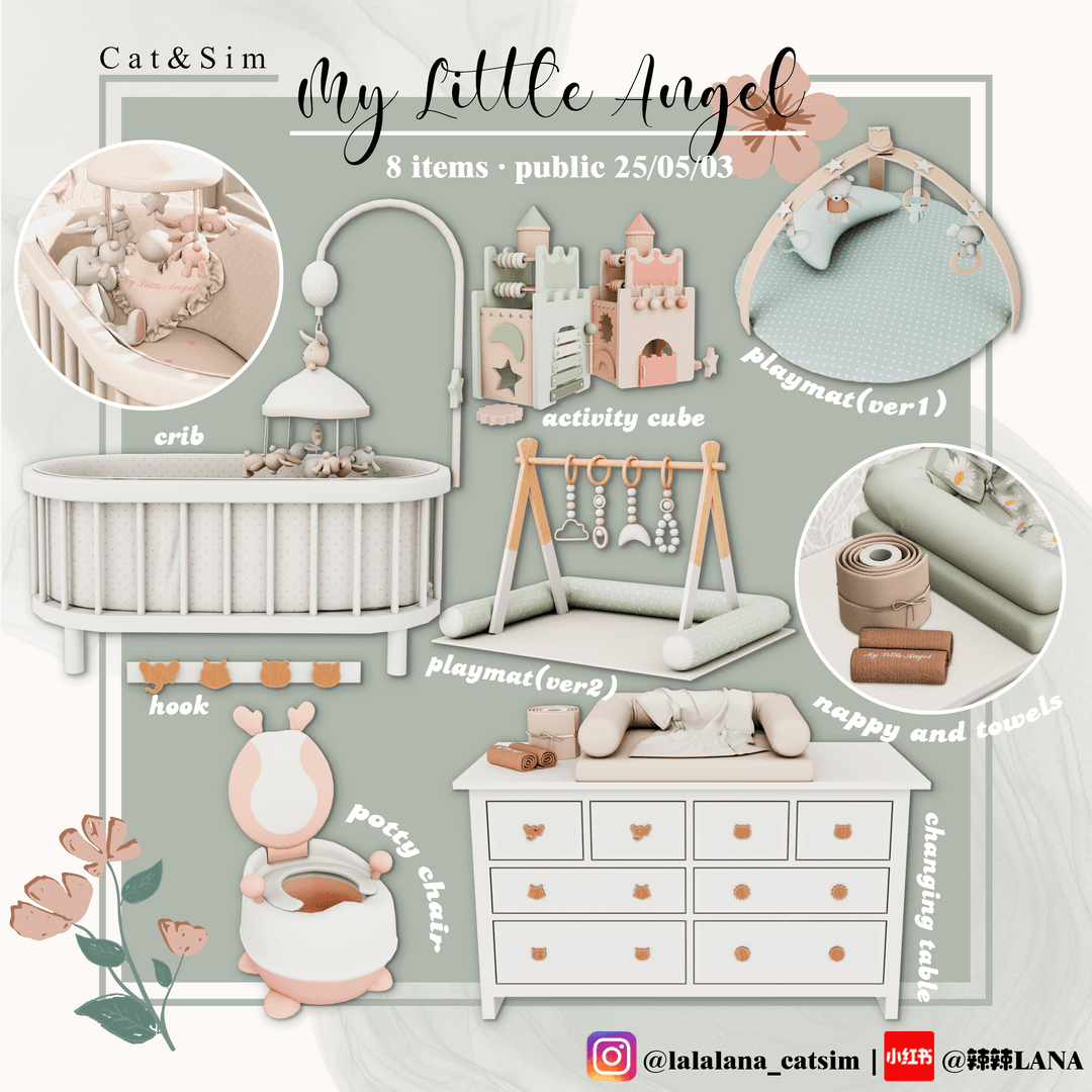 Скриншот мода Набор для детской My Liitle Angel Set